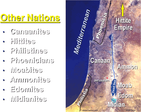 map of Canaan