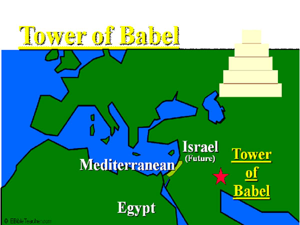 babel tower location