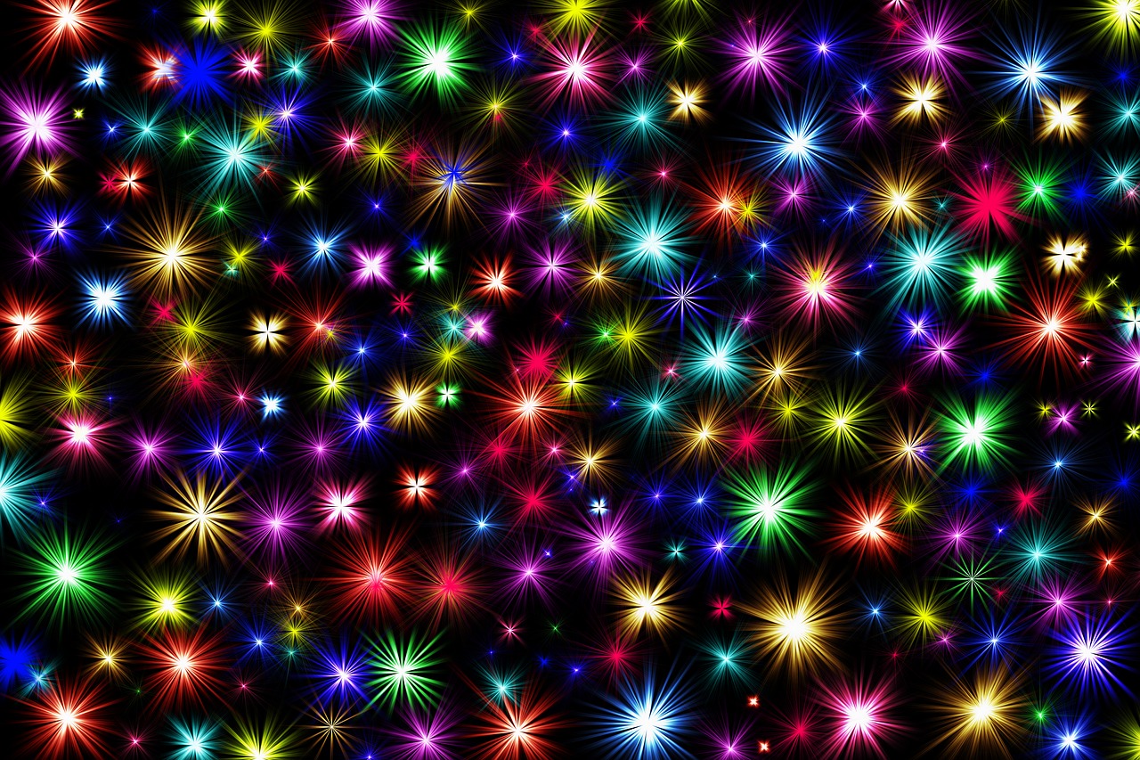 lights representing days of the year