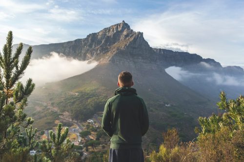 young man on a journey